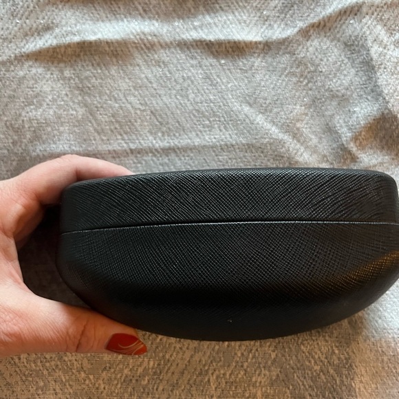 Salvatore Ferragamo Black Glasses Case